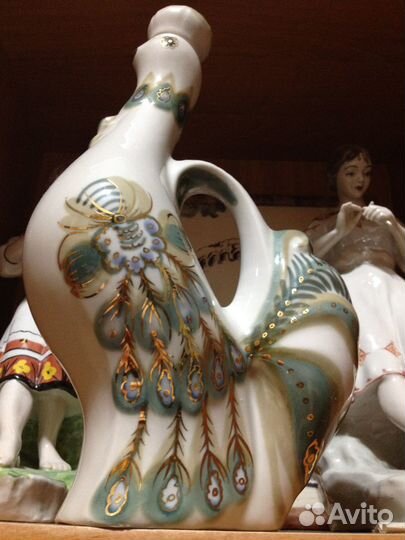 Штоф «Павлин» («Жар-птица») Полонне зхк 70-е Новый