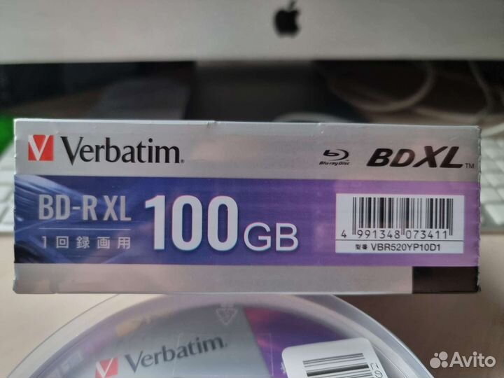 Диски verbatim Blu-Ray BD-R XL 100Gb