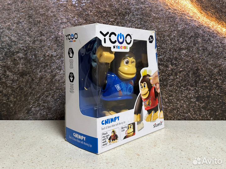 Новый Робот ру Silverlit Обезьяна Чимпи