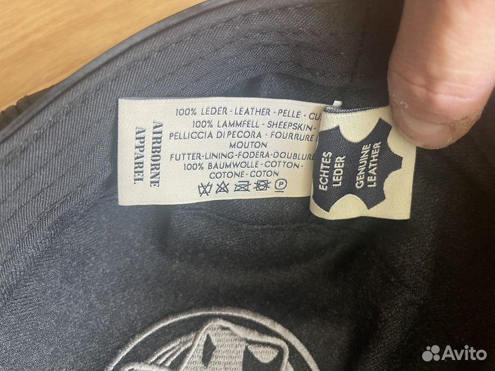 Мужская кожаная кепка