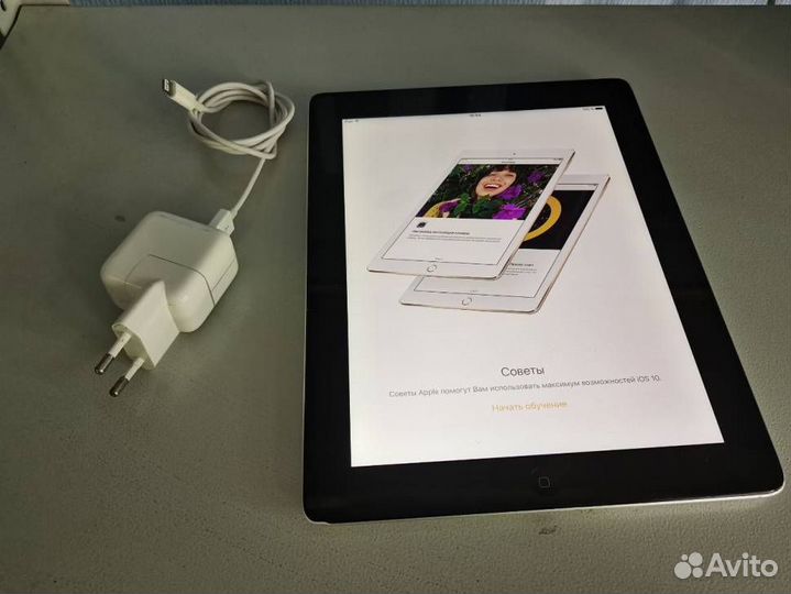 iPad 4 Wi-Fi. +Оригинальный Блок Зарядки