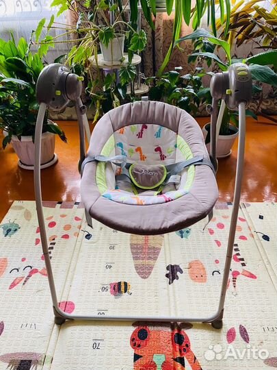 Электрокачели шезлонг