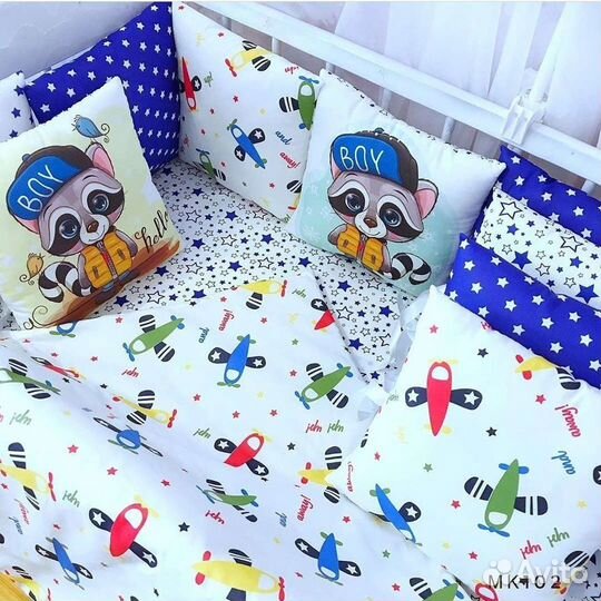 Бортики в детскую кроватку. Смотреть карусель