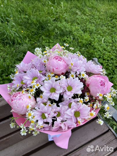 Пионы, цветы доставка по Москве
