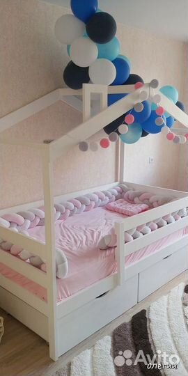 Детская кровать домик