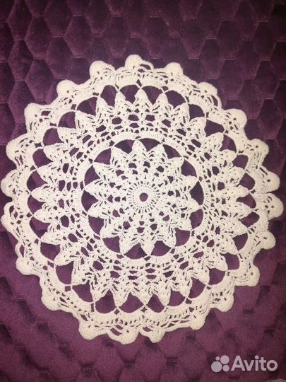 Салфетка вязанная, накидка