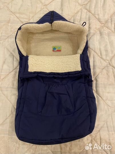 Конверт зимний. Внутри овечья шерсть