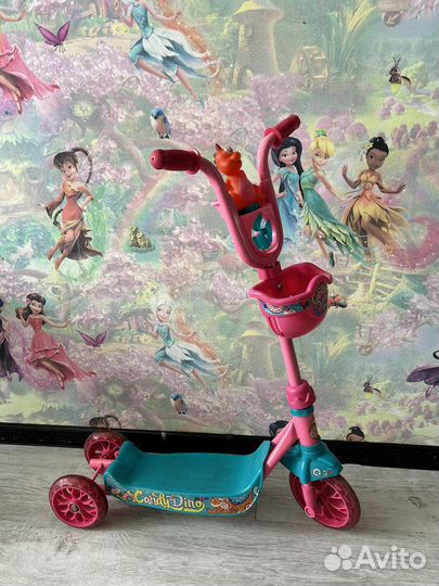 Самокат детский трехколесный бу