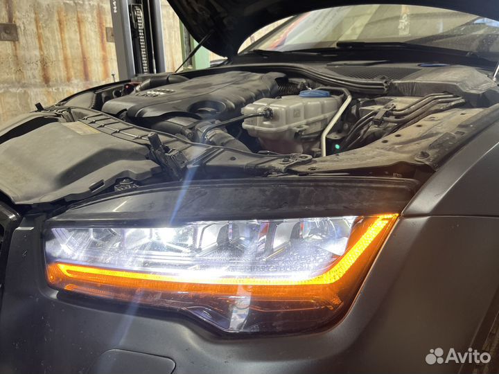 Левая фара Audi A7 4G Матричные рестайлинг