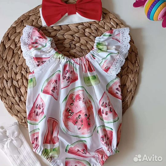 Боди хлопковое для малышки