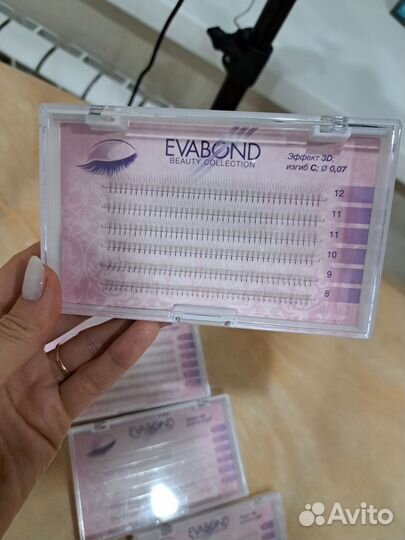 Ресницы для наращивания пучки