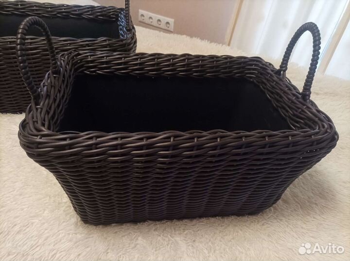 Корзина с ручками,дровница