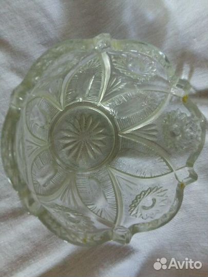 Ваза конфетница хрусталь СССР
