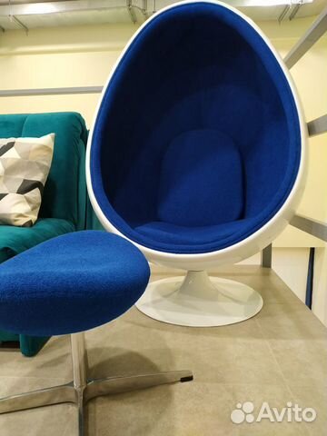 Кресло яйцо ovalia egg style chair