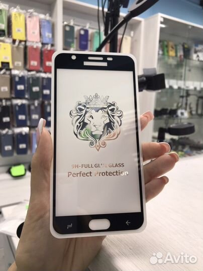 Защитное стекло для Samsung J7 2017, J7 prime