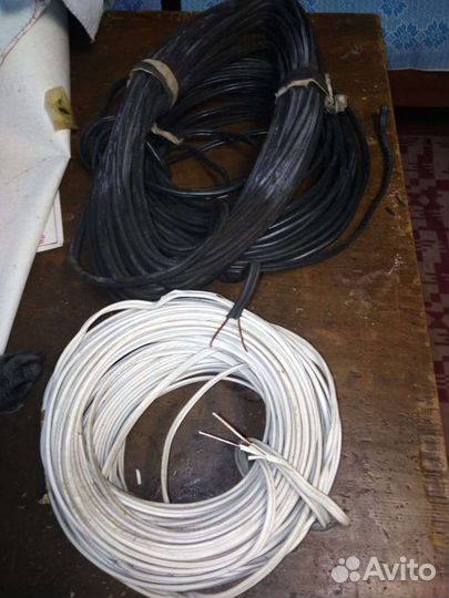 Электрический кабель в резине медь