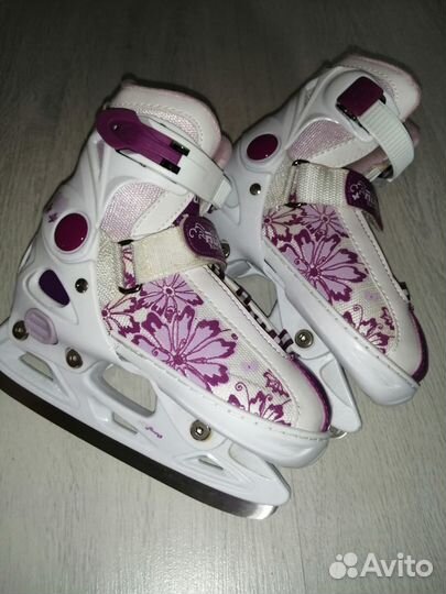 Коньки раздвижные для девочки