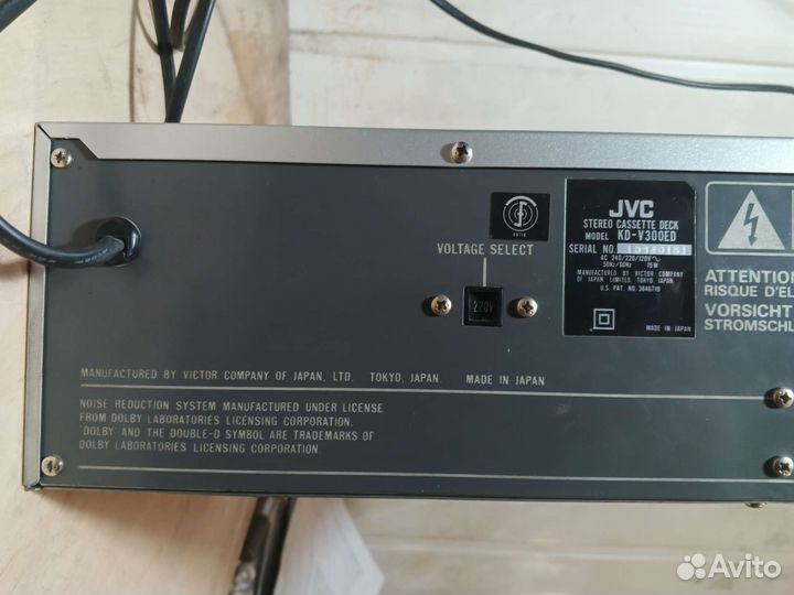 Кассетная дека JVC KD-V300