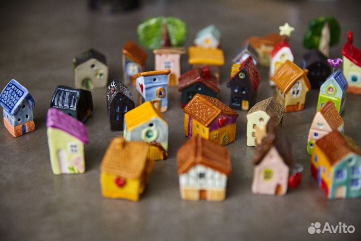 Керамика ручной работы домики