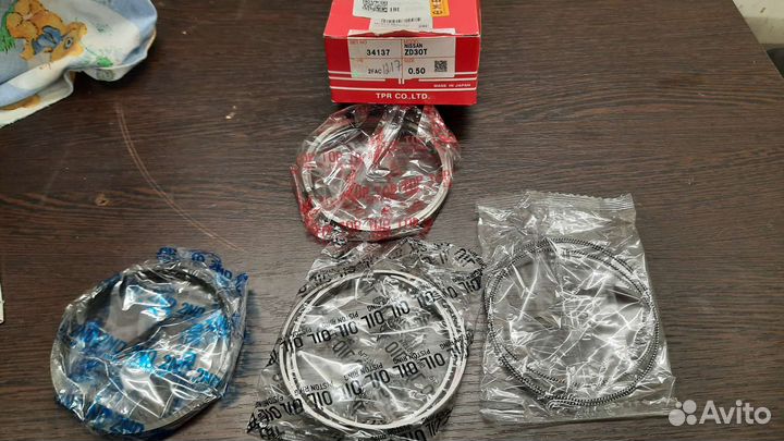 Кольца поршневые zd30ddti +0,5