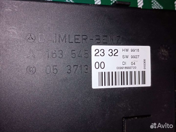 Блок управления EAM Mercedes Benz M-class W163