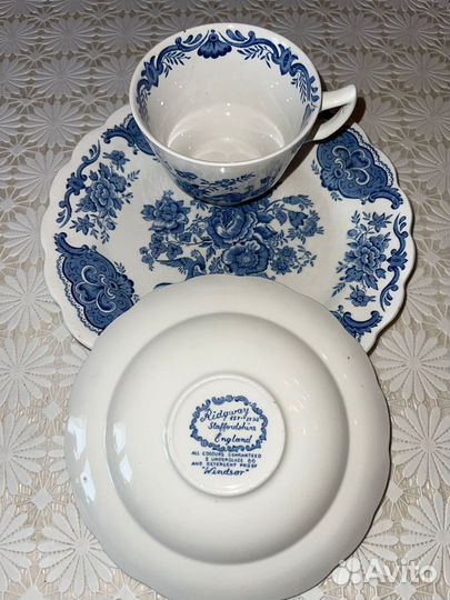 Чайные трио Англия,Германия Villeroy Boch и др