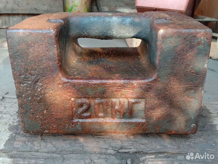 Гиря 20 кг СССР