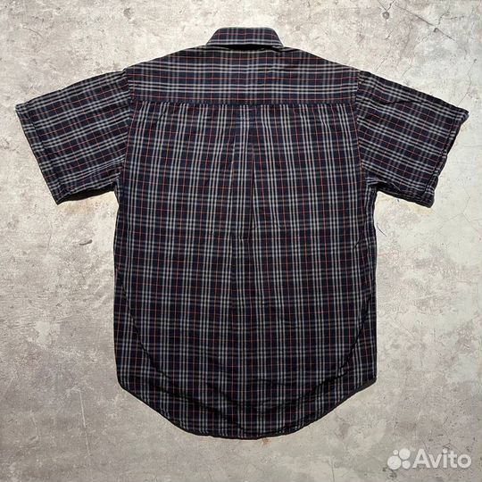 Burberrys Nova Check Shirt Navy Blue