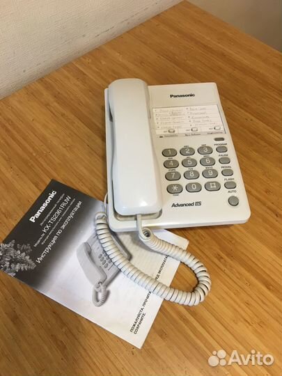 Стационарный телефон panasonic KX-TS2361RUW