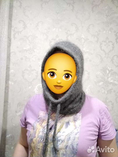 Капор из пуха норки