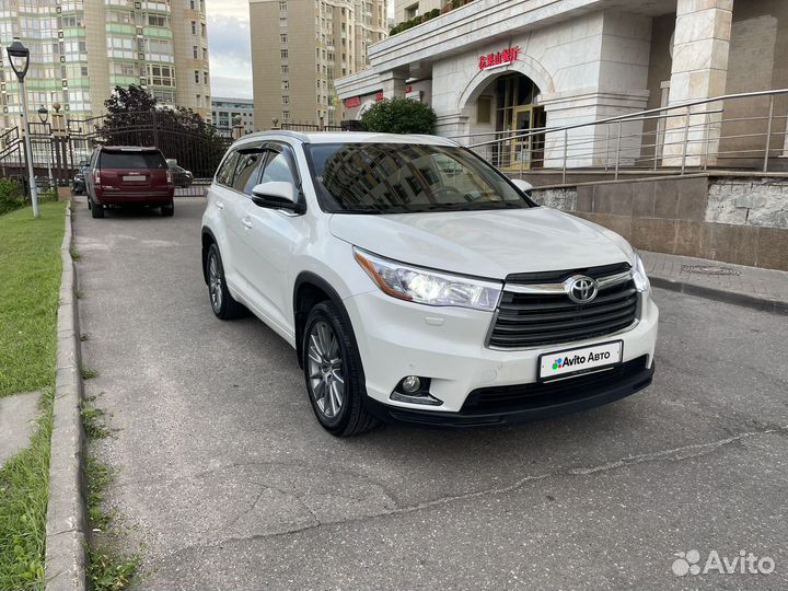 Toyota Highlander 3.5 AT, 2015, 165 000 км
