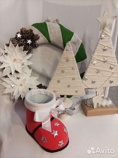 Зимние поделки в детский сад/школу