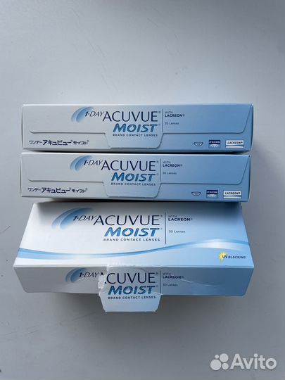 Контактные линзы Acuvue 1 day moist
