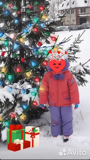 Зимний костюм для девочки