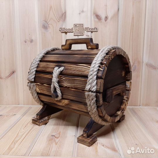 Минибар Деревянная бочка