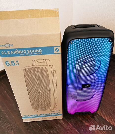 Караоке Bluetooth колонка GTS-1625 50W