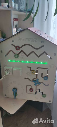 Бизиборд домик со светом(большой)
