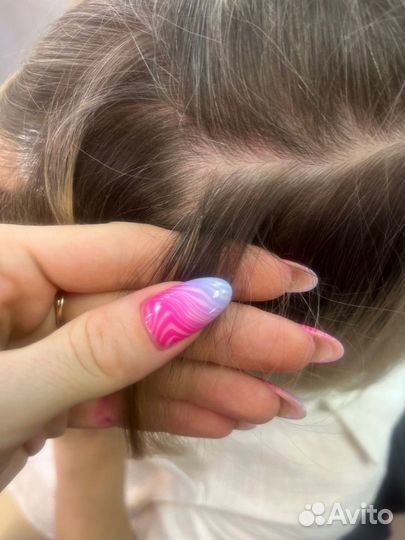 Обучение наращивание волос