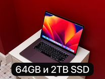 Premium comlectation MacBook Pro 16 64GB, 2TB SSD