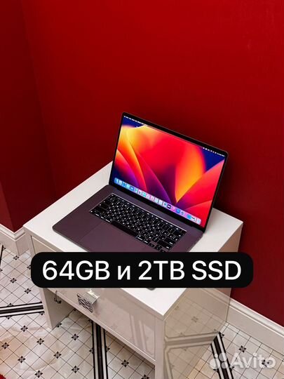 Premium comlectation MacBook Pro 16 64GB, 2TB SSD