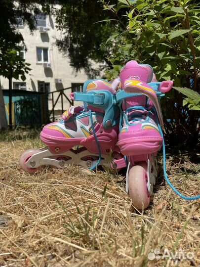 Ролики, роликовые коньки детские р. 27-30