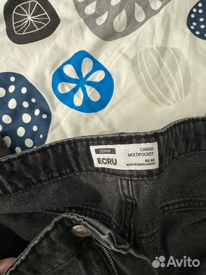 Джинсы карго унисекс Ecru