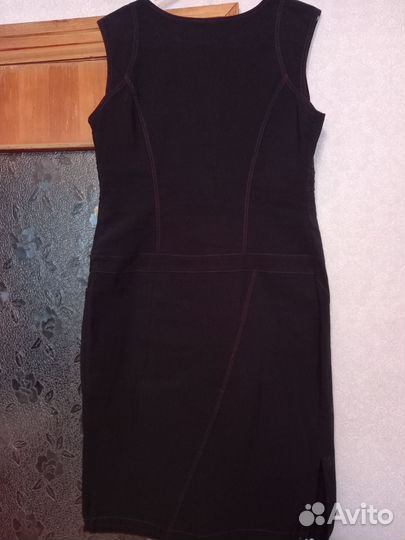 Платье сарафан черное48-50р
