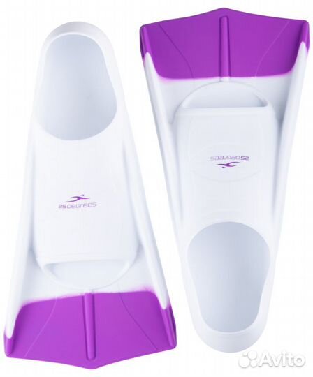 Ласты тренировочные Pooljet White/Purple, XL