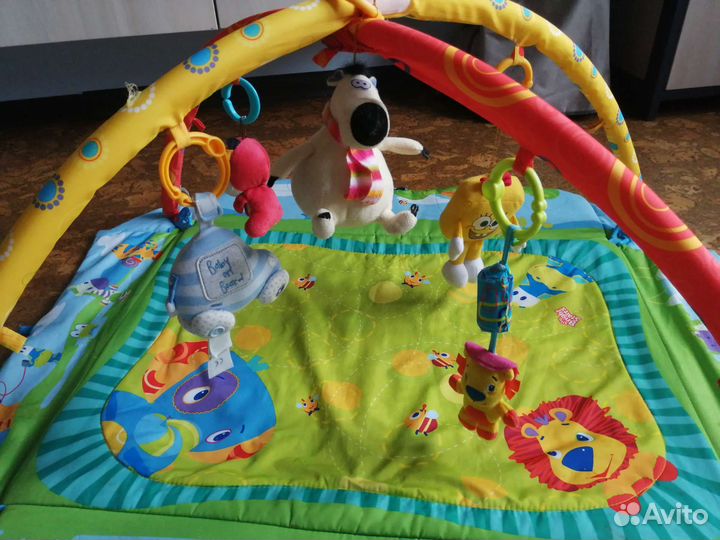 Развивающие коврики tiny love, для ванны