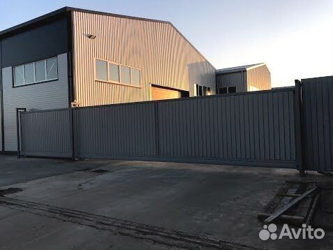 Откатные ворота с установкой