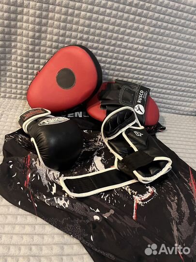 Лапа для единоборств, перчатки 12 унций хl