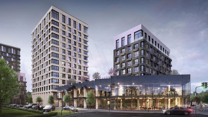 3-к. апартаменты, 54,7 м², 10/16 эт.