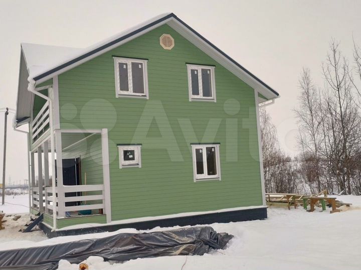 Коттедж 98 м² на участке 10 сот.