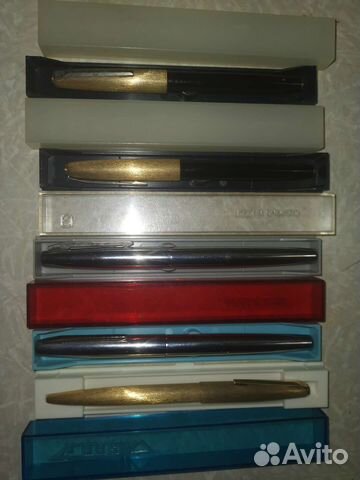 Ручки перьевые и шариковая СССР